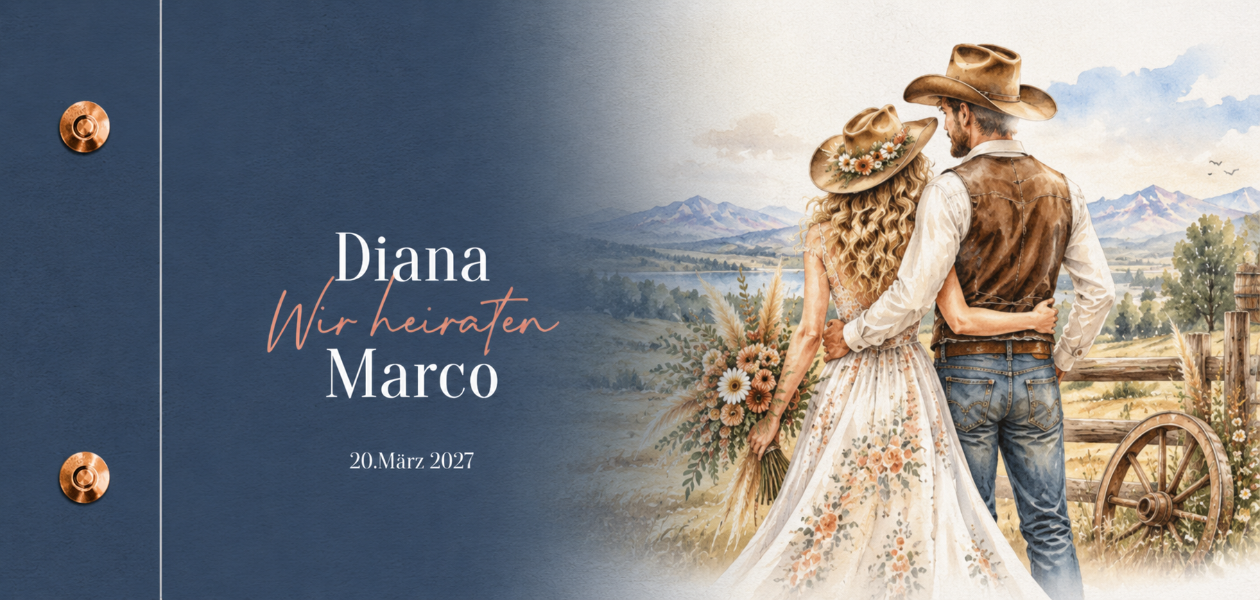 Diana und Marco – Wir heiraten am 20. März 2027